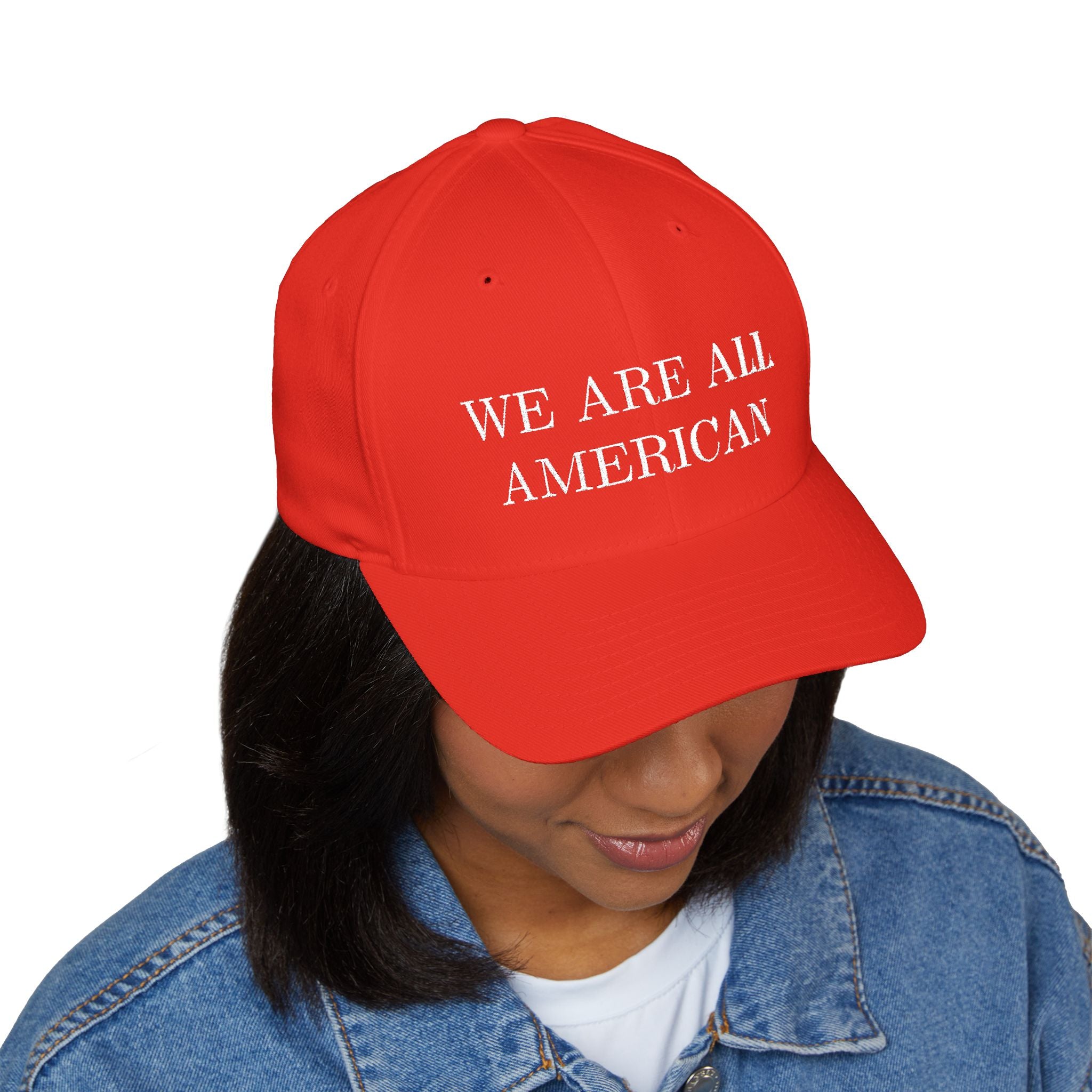 WE ARE ALL AMERICAN Embroidered Cap
